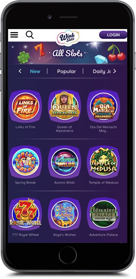 Wink casino mobile